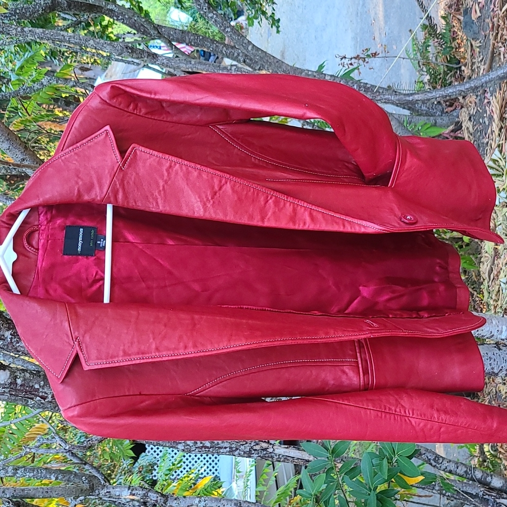 Anonymous by John Carlisle Faux Leather Jacket